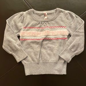 24 month gray sweater for girls